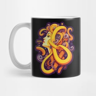 Plastic Macaroni Boho Trippy Hippy Danger Noodle Mug